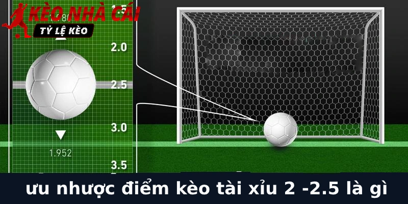 Ưu/nhược điểm khi tham gia đánh cá độ với kèo tài xỉu 2-2.5